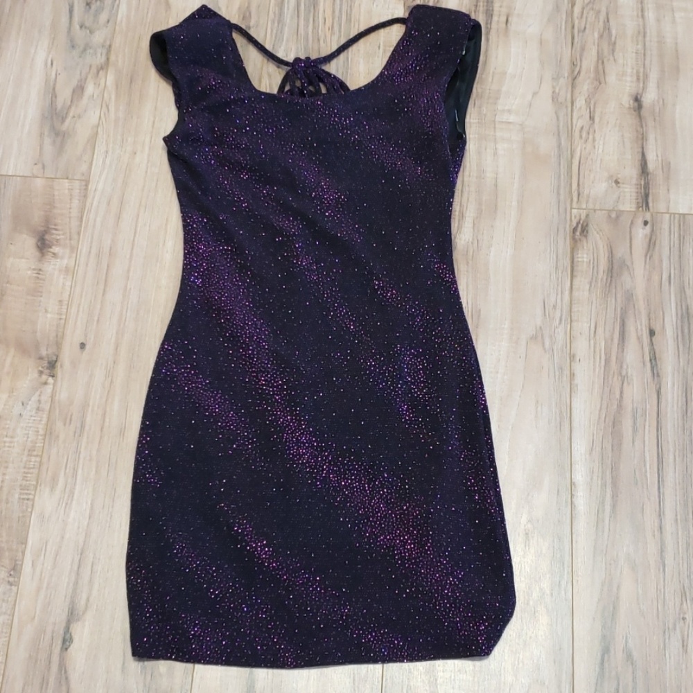 Purple Glitter dress